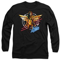 Wonder Woman - Mens Space Poster Long Sleeve T-Shirt