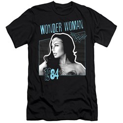 Wonder Woman - Mens Space Poster Slim Fit T-Shirt