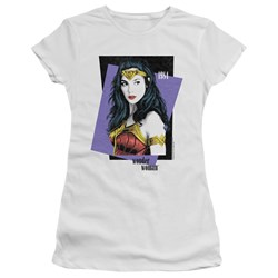 Wonder Woman - Juniors Strike A Pose T-Shirt