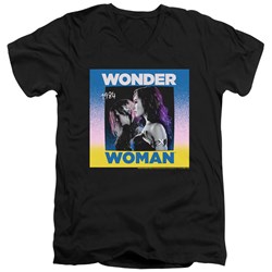 Wonder Woman - Mens Wonder Duo V-Neck T-Shirt
