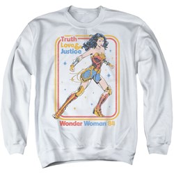 Wonder Woman - Mens Retro Justice 84 Sweater