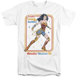 Wonder Woman - Mens Retro Justice 84 Tall T-Shirt