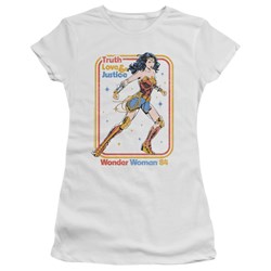 Wonder Woman - Juniors Retro Justice 84 T-Shirt