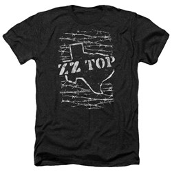 Zz Top - Mens Barbed Heather T-Shirt