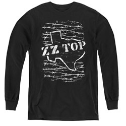 Zz Top - Youth Barbed Long Sleeve T-Shirt