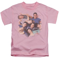 Beverly Hills 90210 - Beverly Hills 90210 / Gang In Logo Juvee T-Shirt In Pink