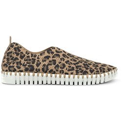 Ilse Jacobsen - Womens Tulip Leopard Print Slip on Shoes
