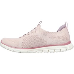 Skechers Luminate She's Magnificent Light Grey Hot Pink Memory