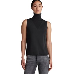 G-Star Raw - Womens Mock Fitted Knit Sleeveless Sweater