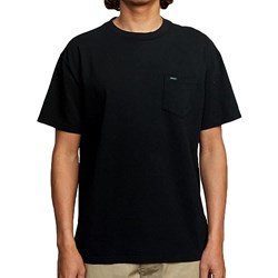 Rvca - Mens Solo Label Pigment Dye Short Sleeve T-Shirt