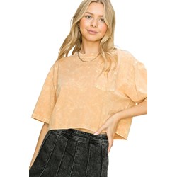Hyfve - Womens Casual Days Crew Neck Cropped Tee