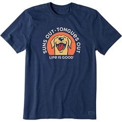 Life Is Good - Mens Suns Out Tongues Out Crusher T-Shirt