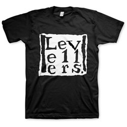 Levellers  - Mens Solid Square Black T-Shirt