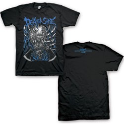 Death Side - Mens Blue Flame T-Shirt