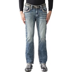 Rock Revival - Mens Neil RP3662A200R Straight Jeans