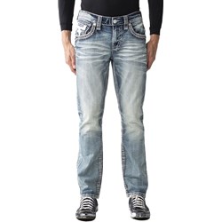 Rock Revival - Mens Baird RP3709A203 Straight Jeans