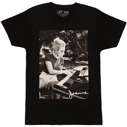 Lady Gaga - Mens Joanne Piano Photo T-Shirt