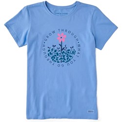 Life Is Good - Womens Grow Through What Y T-Shirt