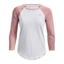 Under Armour Women's Script Wordmark Long Sleeve - Black, Xs