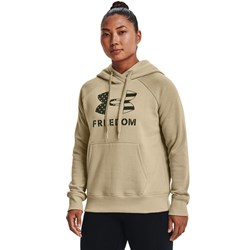 Under Armour - Womens Freedom Rival Hoodie Fleece Top