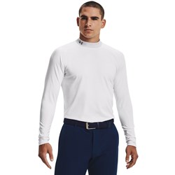 Under Armour - Mens Coldgear Infrared Long Sleeve Golf Mock Long-Sleeve T-Shirt