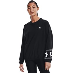 Under Armour - Womens Woven Graphic Crew Warmup Top