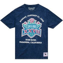 Mitchell And Ness - Super Bowl Logo Mens Nfl Sb Xxvii T-Shirt