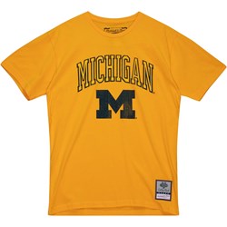 Mitchell And Ness - University Of Michigan Mens Ncaa Arch Logo T-Shirt