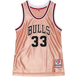Mitchell And Ness - Chicago Bulls Mens Nba W 75Th Rose Gold Swingman Jersey