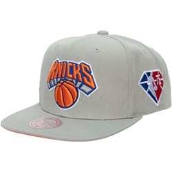 Mitchell And Ness - New York Knicks Mens 75Th Silver Snapback Hat