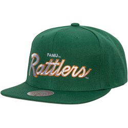 MITCHELL AND NESS FAMU Rattlers Foundation Script Snapback  6HSSSH21189-FAMGREN - Shiekh