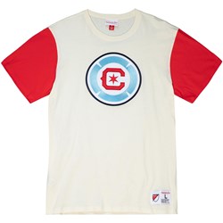 Mitchell And Ness - Chicago Fire Mens Color Blocked Ss T-Shirt