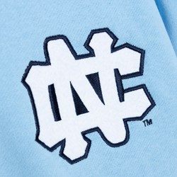 Shop Mitchell & Ness UNC Champ City Hoodie FPHD4163-UNCYYPPPLTBL blue