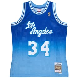 Mitchell And Ness - Los Angeles Lakers Mens Nba Fadeaway Swingman 1996 Shaquille O'Neal Jersey