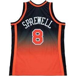 Mitchell And Ness - New York Knicks Mens Nba Fadeaway Swingman 1998 Latrell  Sprewell Jersey