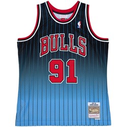 Mitchell And Ness - Chicago Bulls Mens Nba Fadeaway Swingman 1995 Dennis Rodman Jersey