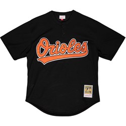 Mitchell And Ness - Baltimore Orioles Mens Mlb Authentic Bp - Pullover 1997 Cal Ripken Jr Jersey