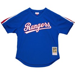 Mitchell And Ness - Texas Rangers Mens Mlb Authentic Bp - Pullover 1989 Nolan Ryan Jersey