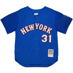 Mitchell And Ness - New York Mets Mens Mlb Authentic Bp - Button Front 1999 Mike Piazza Jersey