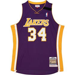 Mitchell And Ness - Los Angeles Lakers Mens Nba Authentic 1999 Shaquille O'Neal Jersey