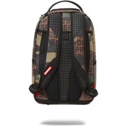 Sprayground Camo Branded Dlx Backpack in Gray