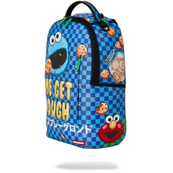 Sprayground Cookie Monster Backpack Sesame Street Blue Laptop Books School  Bag