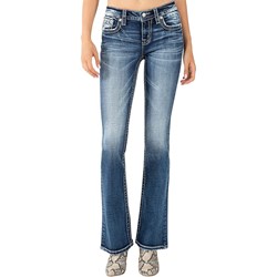 Miss Me - Womens 32" Mid-Rise Boot Jeans