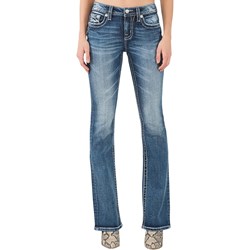 Miss Me - Womens Heavy Wing Mid-Rise Jeans