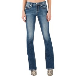 Miss Me - Womens Cross Wing Pocket Jeans