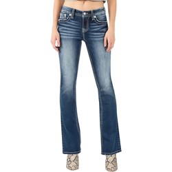 Miss Me - Womens Wing Embroidered Boot Jeans