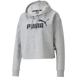 Puma - Womens Ess Cropped Logo Hoodie Tr