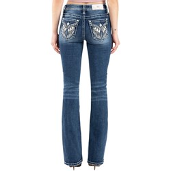 Miss Me - Womens Heavy Embroidered Wing Jeans