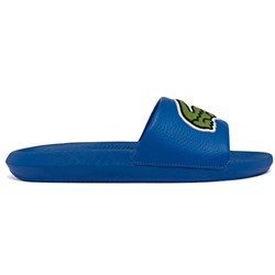 Lacoste - Mens Croco Synthetic Logo Strap Slide Sandals