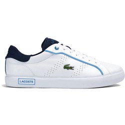 Lacoste - Mens Powercourt 2.0 Leather Popped Heel Sneakers